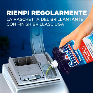 Finish Brillasciuga Brillantante Lavastoviglie fino a 100 Lavaggi - 500ml