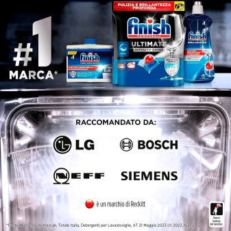 Finish Powerball Ultimate Detersivo Lavastoviglie 53 Tabs