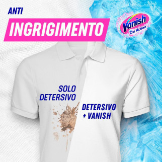 Vanish Oxi Action Pink Smacchiatore in Polvere per Capi Bianchi