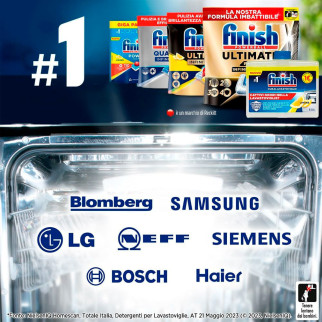 Finish Curalavastoviglie Limone a Ciclo Vuoto da 1 Ciclo